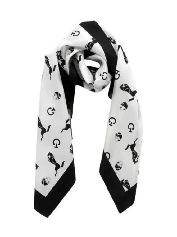 Ct Horse And Helmet Silk Scarf (Lenço)